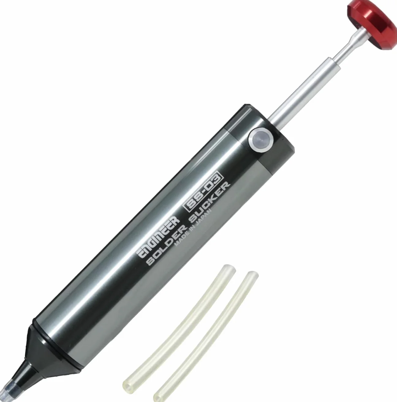 ENGINEER SS-03 Pompe à dessouder avec buse flexible en silicone
