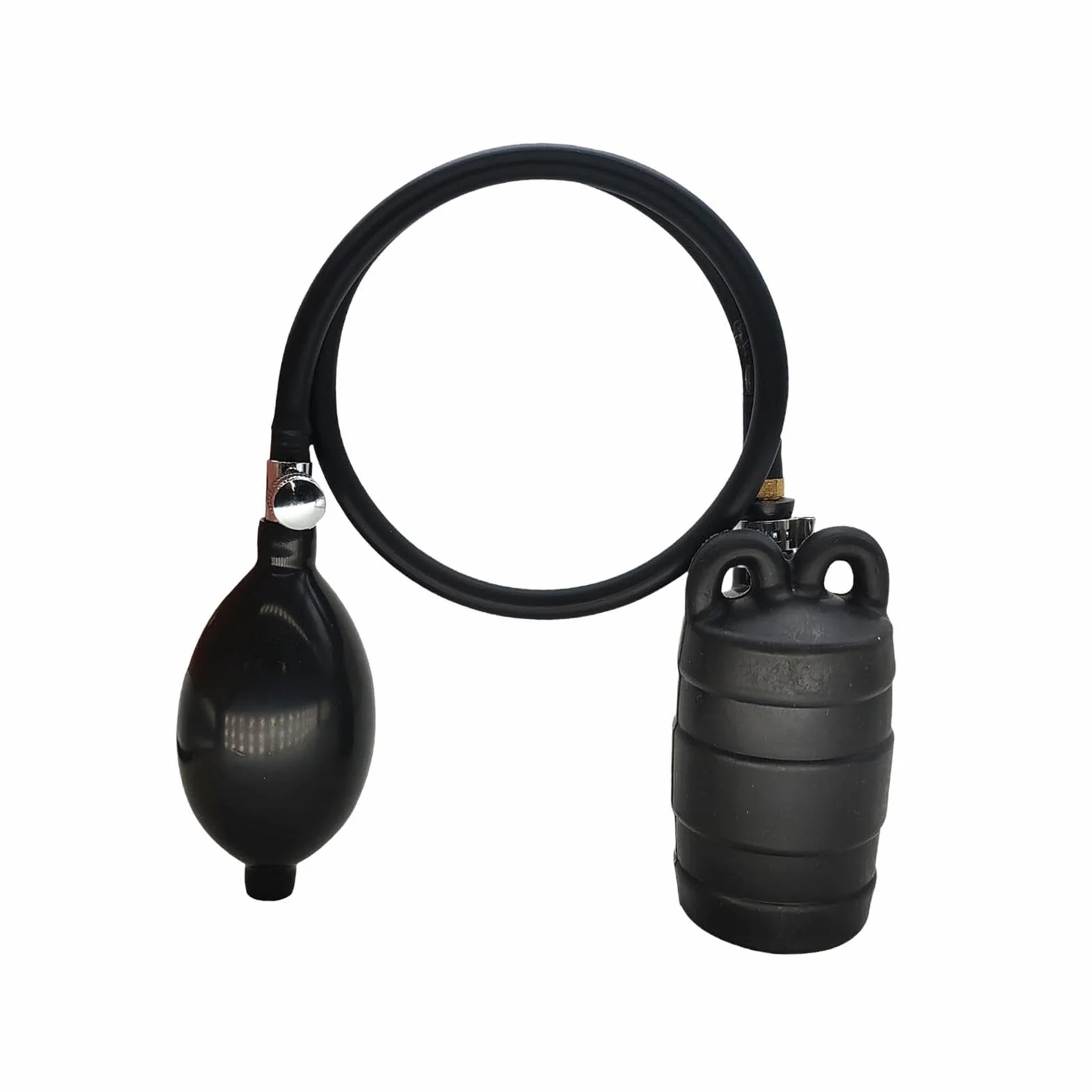 Bouche de Tuyau Gonflable, Tuyau D'identification En Caoutchouc pour Canalisation, Airbag Gonflable, Bouchon D'essai D'égout, Test de Plomberie, avec Balle Gonflable à La Main, Dn50