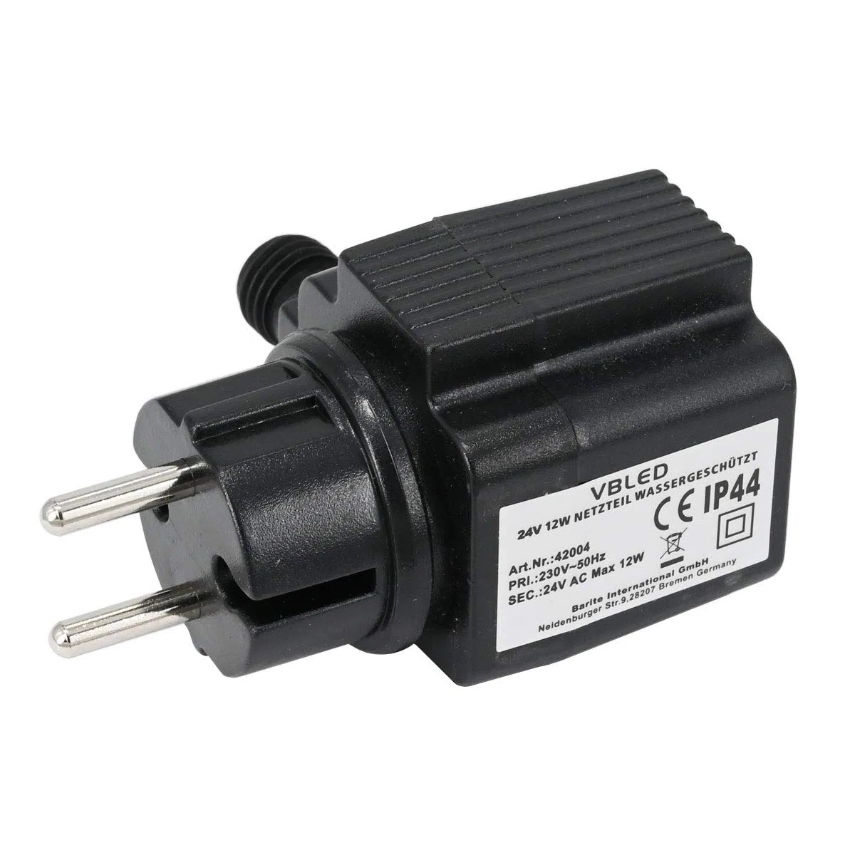 VBLED® Bloc d'alimentation extérieur Transformateur Tension constante 24 VAC IP44 12 W