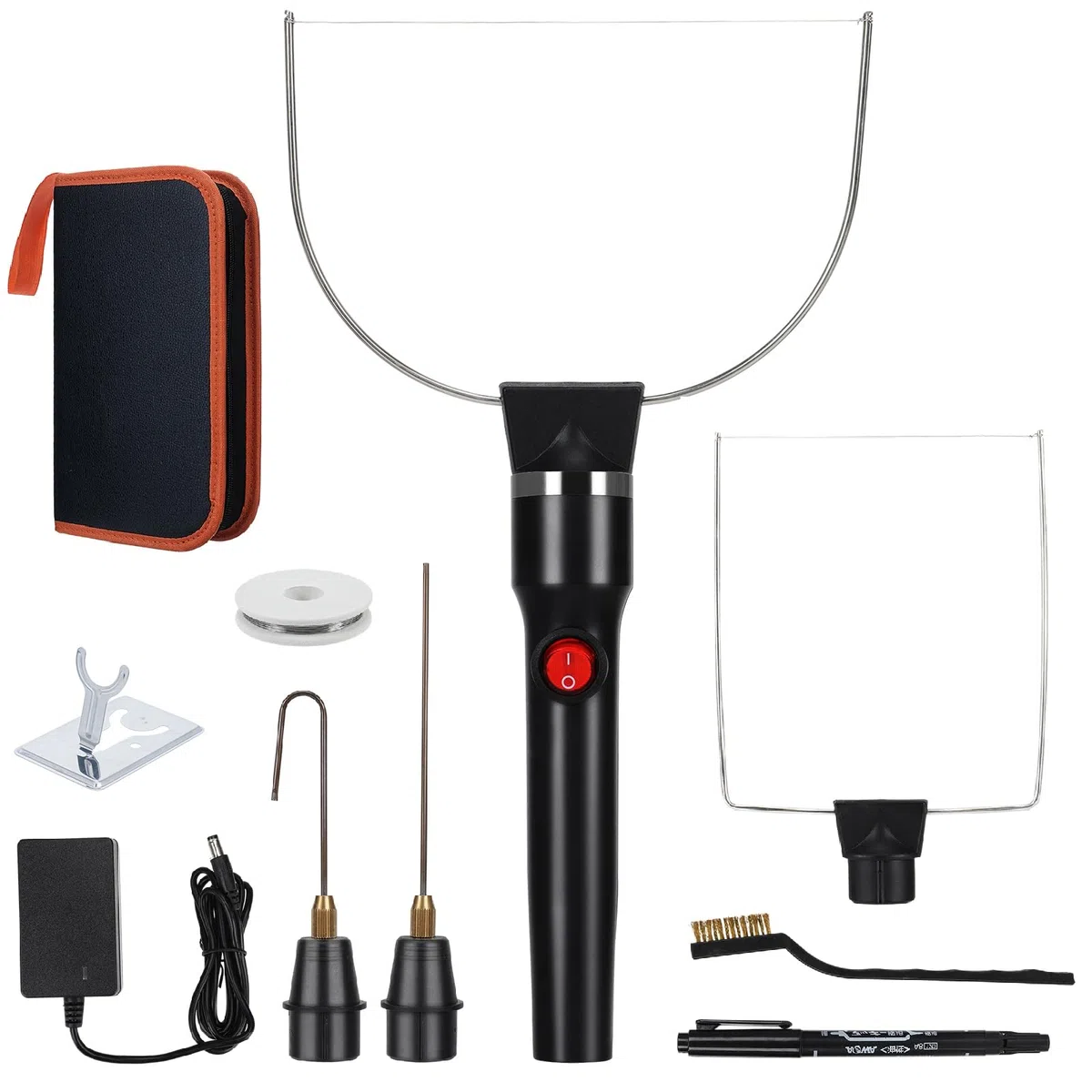 Coupeur de Mousse Électrique 4-en-1 Fil Chaud Découpe Polystyrène Avec Alimentation Électrique Commutée Pour Polystyrène et Mousse Spongieuse Projets de Bricolage, 100-240V