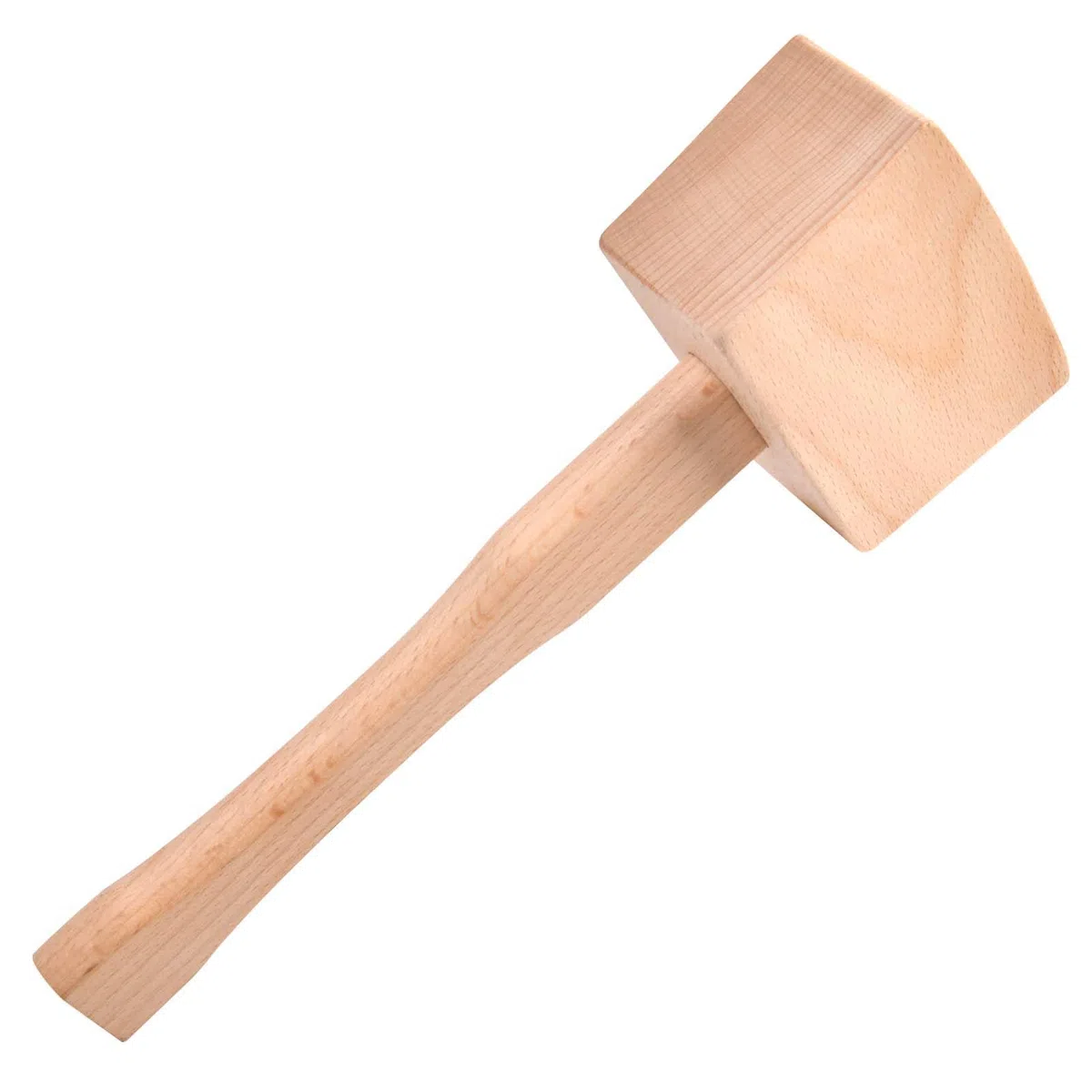LEONTOOL Maillet en bois 9,5" marteau à glace manuel Broyeurs à glace à usage domestique, Maillet en bois de hêtre massif pour le travail du, travail du cuir, craquage du noyer