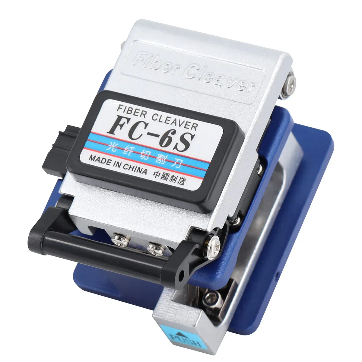 Cliveuse fibre optique FC-6S pour Sumitomo – avec 36000 coupes et revêtement, diamètre : 250 um – 900 um, lames 12 positions, matériel fibre utilisé en FTTH.
