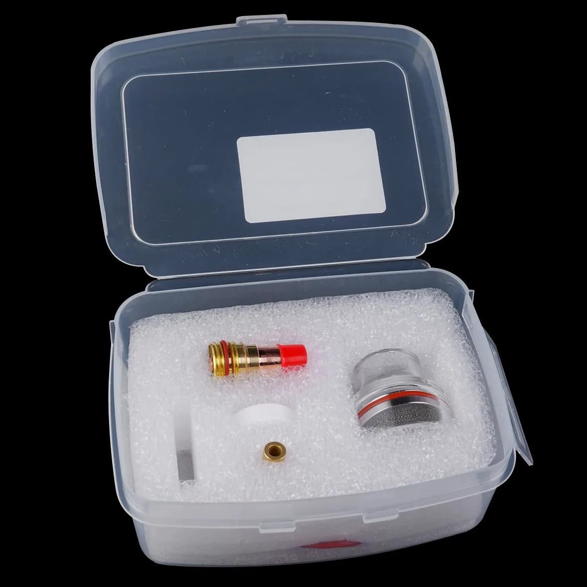 Namvo Ensemble de Buses en Verre de soudage TIG, Ensemble de Pistolets de soudage TIG-17/18/26 avec lentille à gaz, mandrin, coupelle en Verre, Accessoires de soudage TIG complets pour Machine de