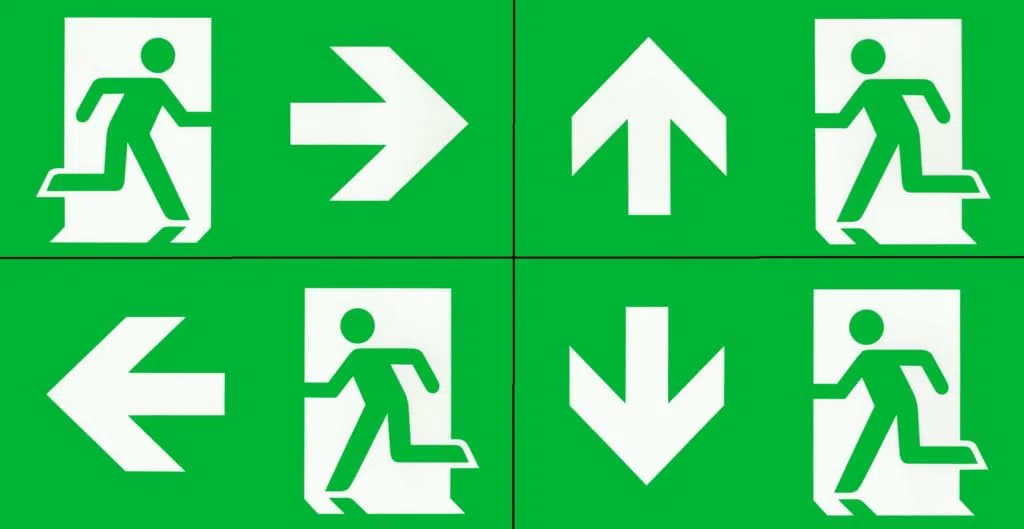 Éclairage de secours LED pour panneau de sauvetage, éclairage de secours