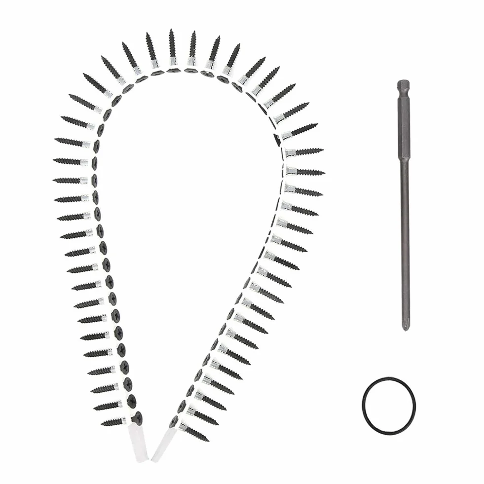 Adaptateur Pistolet à Vis Chaîne Automatique Pistolet à Clous Perceuse électrique Vis équipement de Serrage Outil de Travail du Bois pour Pistolet à Clous Perceuse électrique
