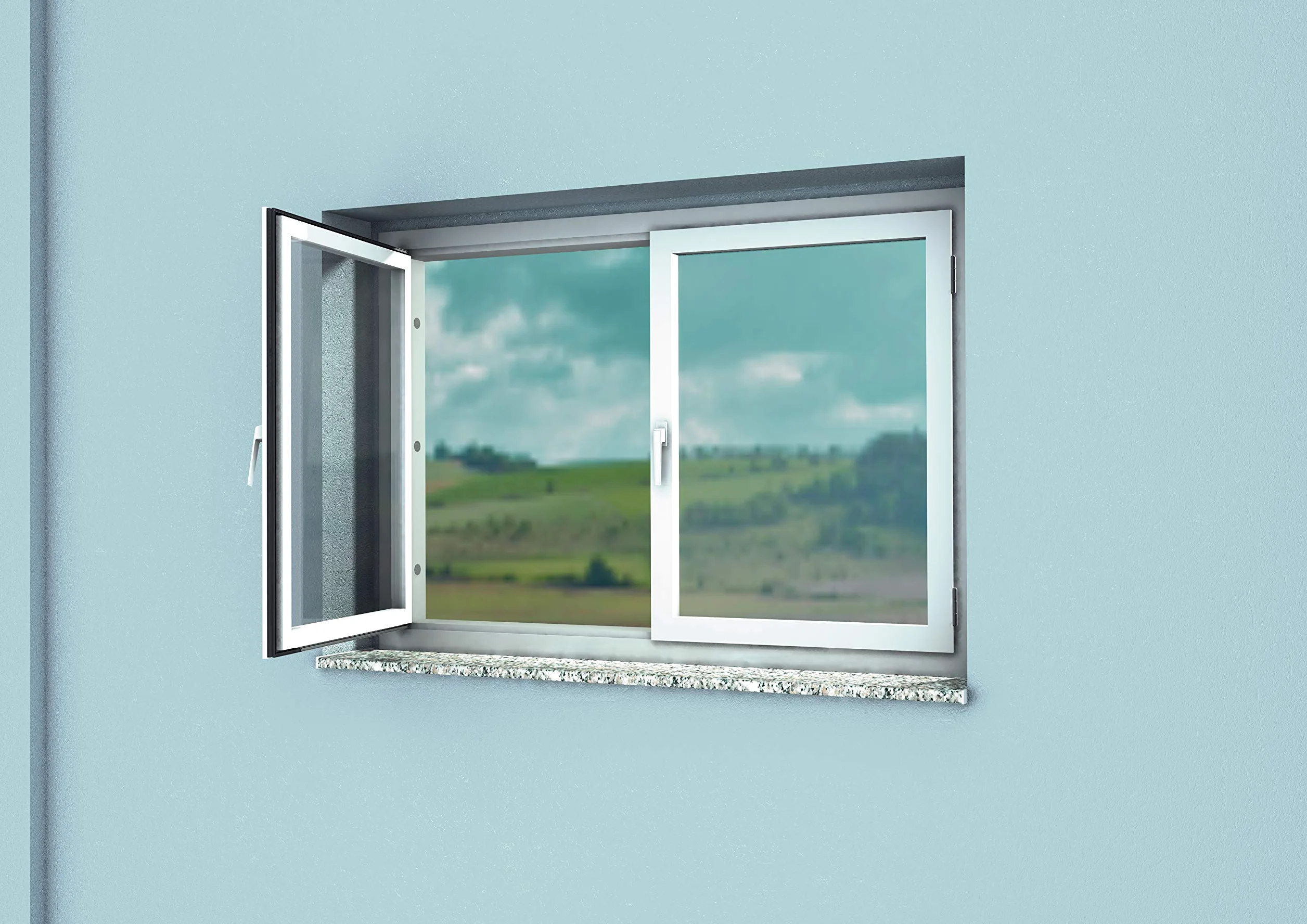 TOX Window Pro Vis pour cadres en acier cémenté, montage à distance pour fenêtres et portes, tête cylindrique avec entraînement TX25, ⌀7,5/92 mm, 09310146