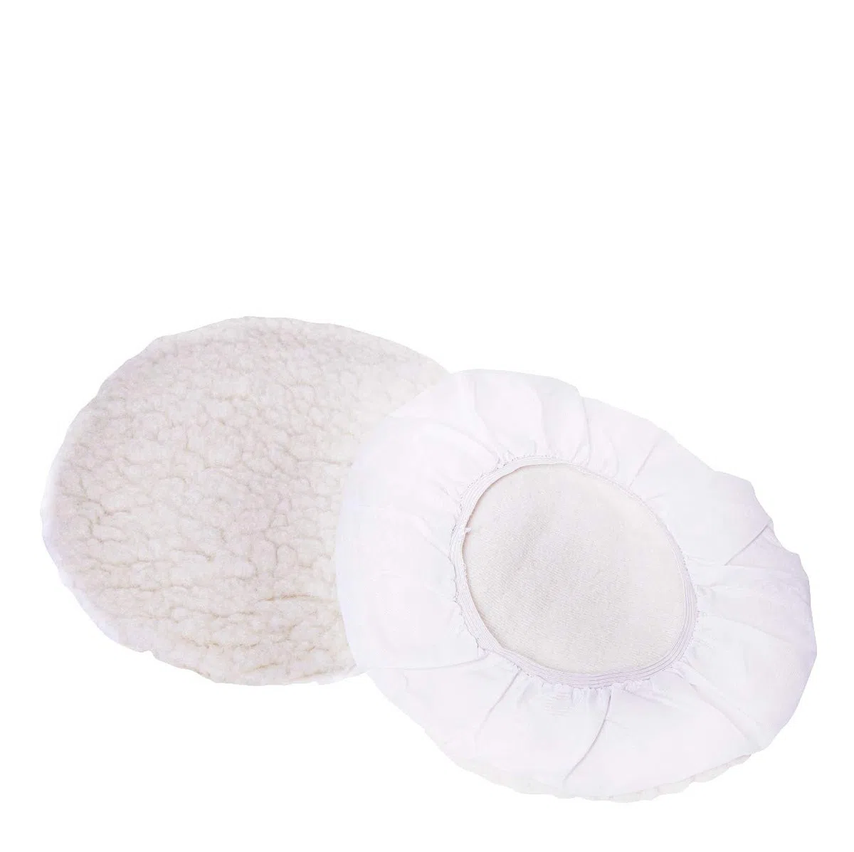VONROC Lot de Bonnets de Polissage Universels Ø 240mm - 2 Bonnets en Éponge et 2 Bonnets en Synthétique - Brillance Instantanée pour Voitures et Bateaux - Polisseuse & Lustreuse Universelles