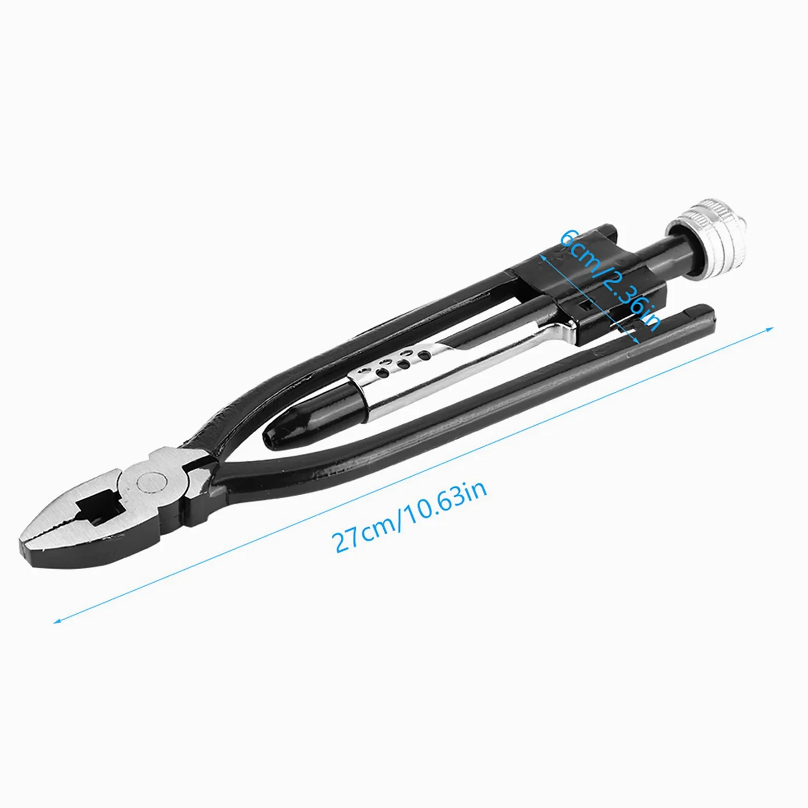 Pince à Torsader le Fil de Sécurité, 23 cm Acier au Carbone, Outil de Verrouillage Multifonction pour Câblage Électrique et Entretien Mécanique