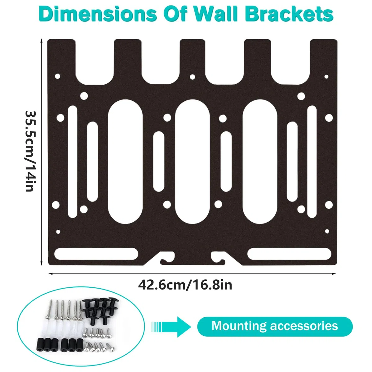 Idota Support mural pour batteries Makita 18 V 14,4 V pour chargeur Makita et perceuse-visseuse sans fil