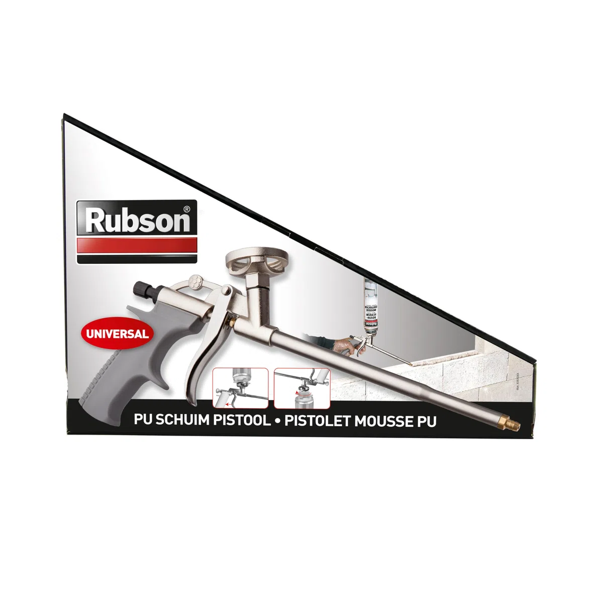 Rubson 5410091692988 Pistolet Mousse PU, silverl