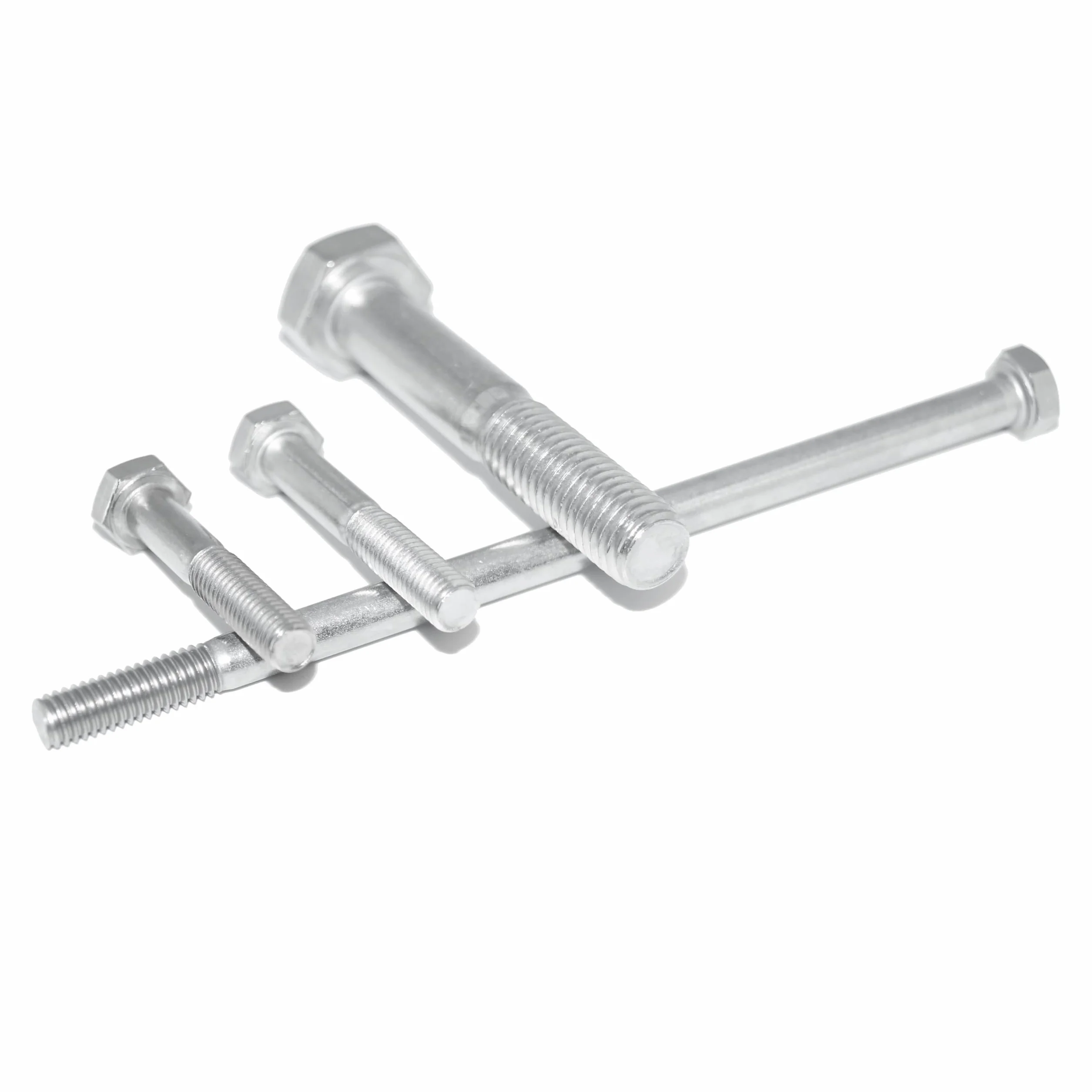 Lot de 10 vis à tête hexagonale M12X100 en acier inoxydable A2/V2A avec tige DIN 931 / ISO 4014, vis de machine