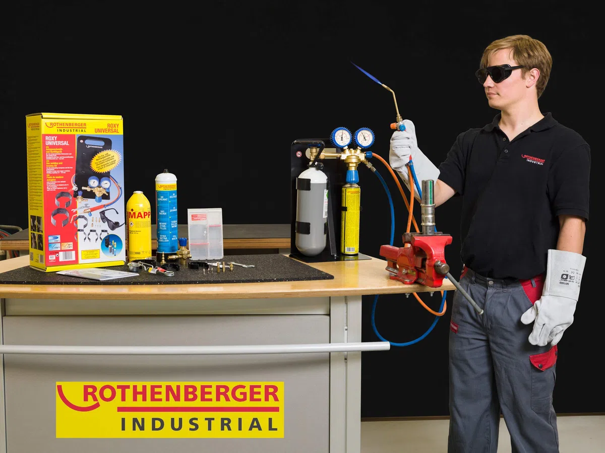 Rothenberger Industrial - Mikrobrenner- und Schweißdüsensortiment - Zubehörset - 35420