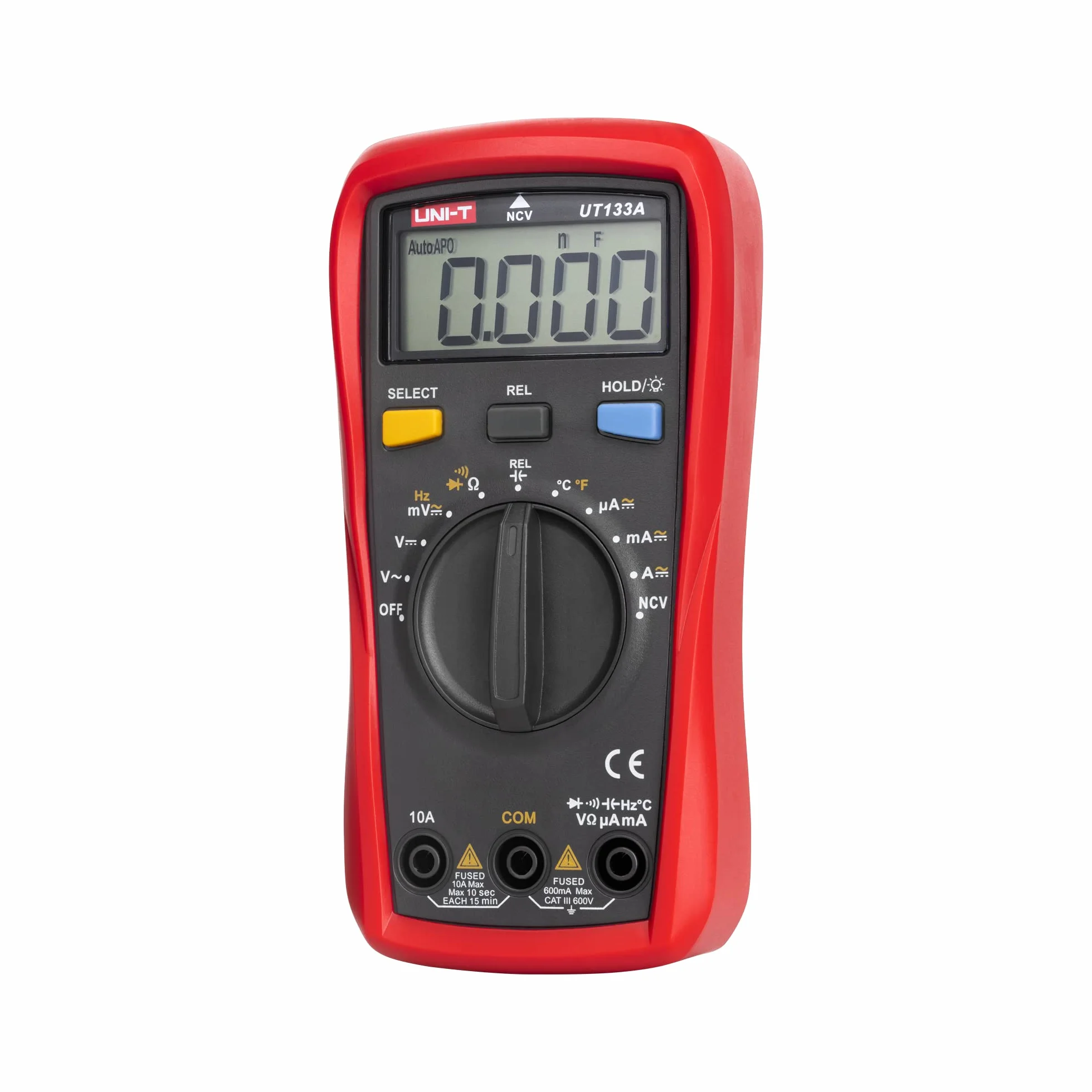 Mètre universel de mesure de YuT133A / MIE0435 / Fonction NCV/écran LCD