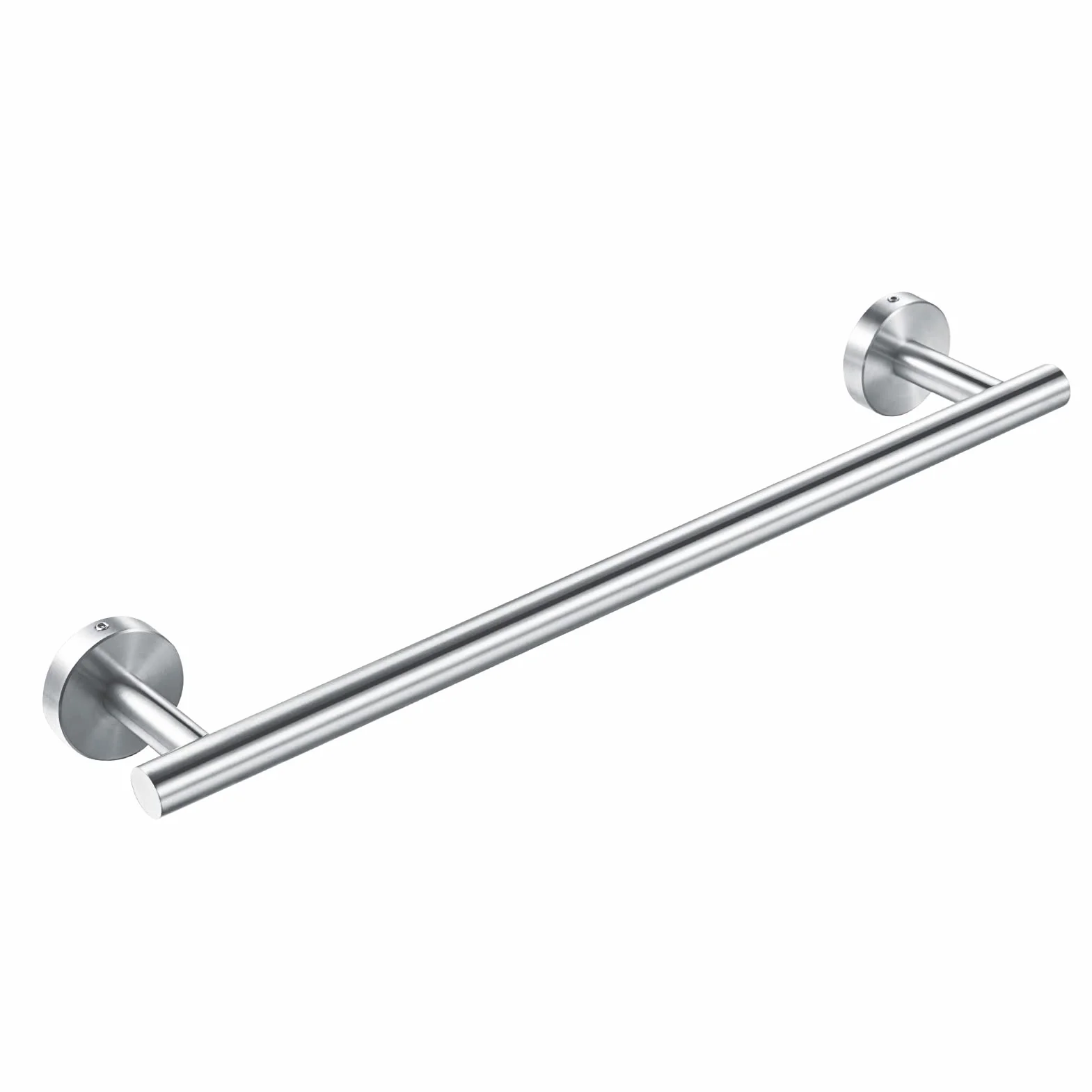 YUET 40cm Barres Porte-Serviettes SUS 304 Acier Inoxydable Murale Antirouille Percage Montage à Vis pour Accessoires de Salle de Bain Cuisine Lavabo, Argenté Brossé