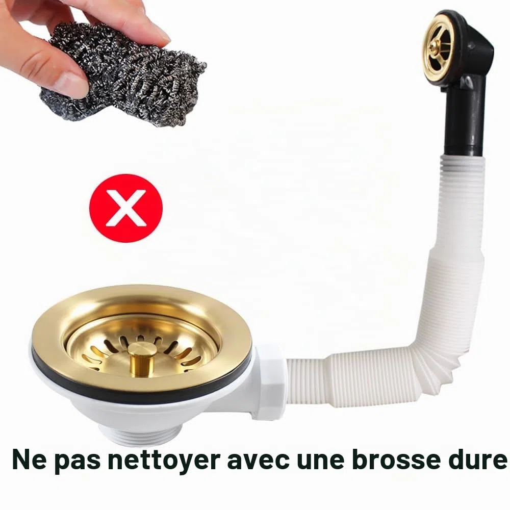 TALEA XK186C061-U Panier d'évier de cuisine Doré brossé