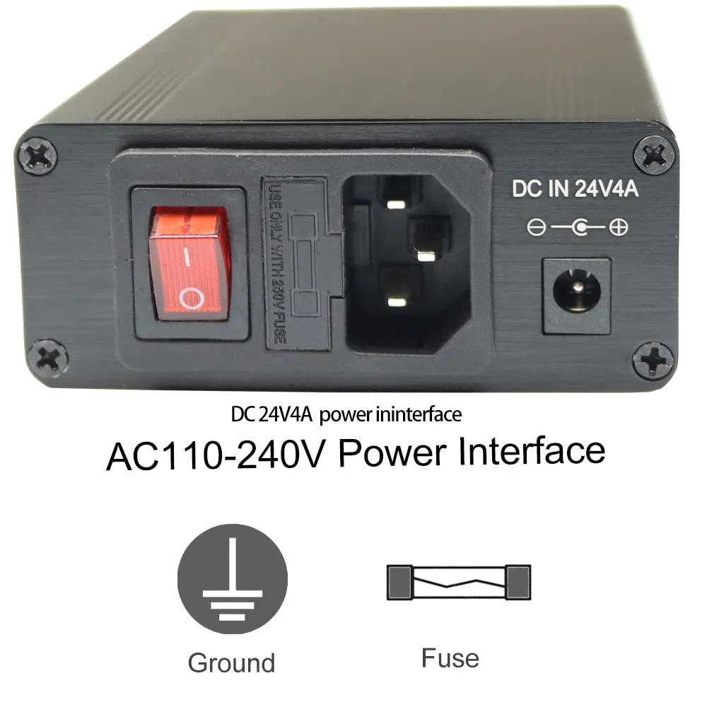 QUICKO Station de fer à souder T12 avec écran OLED - Contrôleur de température - Poignée électronique - Boîtier en alliage d'aluminium - Équipement d'alimentation 110 V T12-ILS JL02 KU BL BC1 Sting