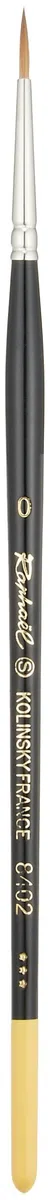 Pinceau aquarelle rond pointe extra fine KOLINSKY "S" martre 8402 N°0