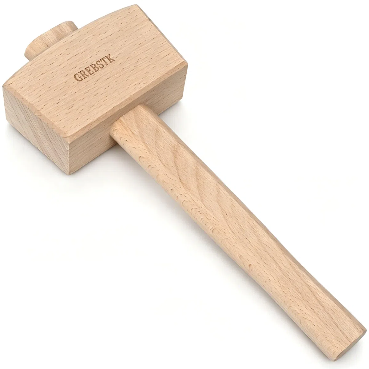 GREBSTK Maillet en bois de hêtre massif 30,5 cm