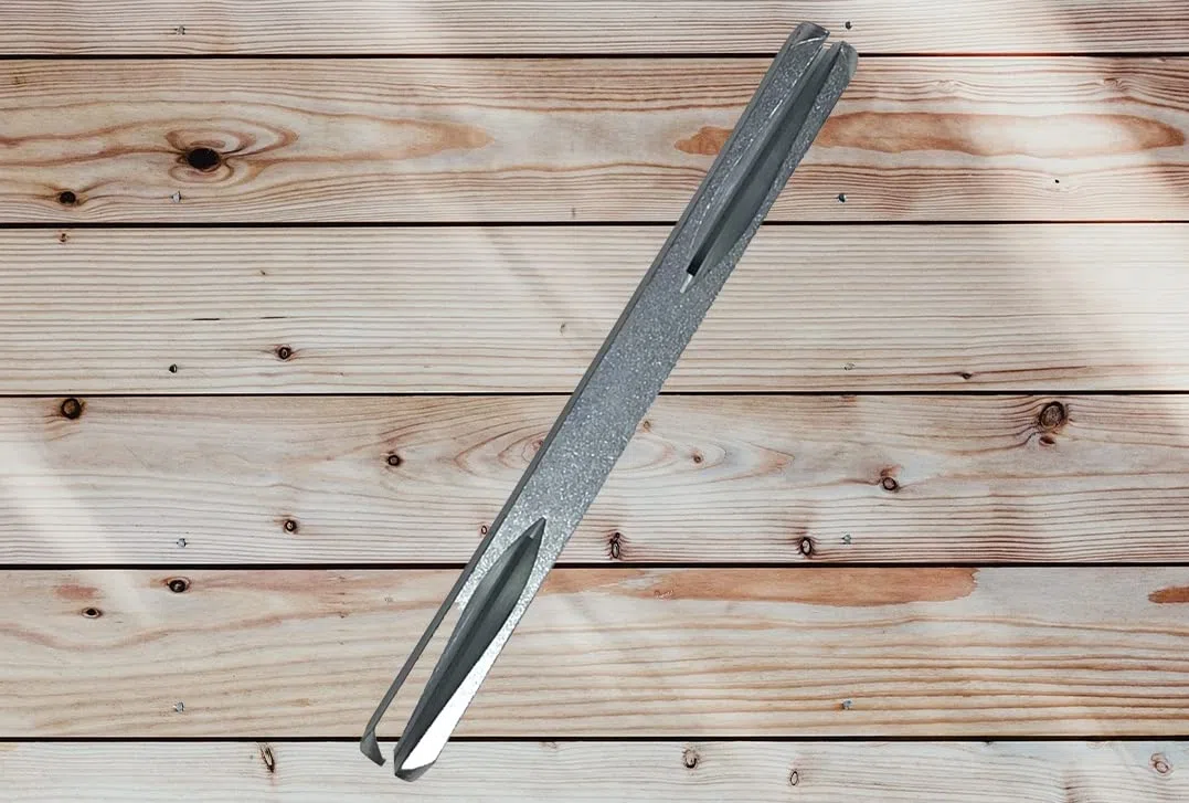 Universal Hardware Levier fendu en acier de 7 mm pour poignées de porte, boutons et fenêtres (150 mm)