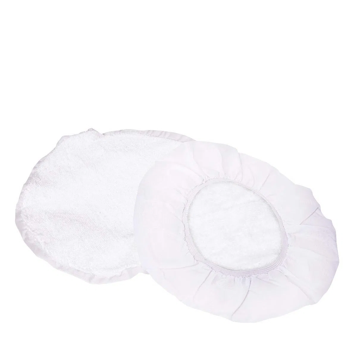 VONROC Lot de Bonnets de Polissage Universels Ø 240mm - 2 Bonnets en Éponge et 2 Bonnets en Synthétique - Brillance Instantanée pour Voitures et Bateaux - Polisseuse & Lustreuse Universelles