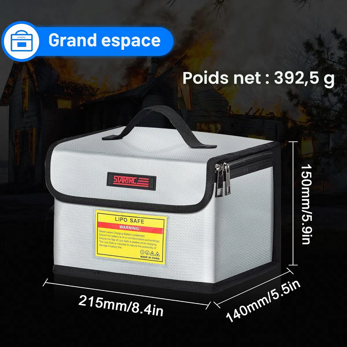 STARTRC Lipo Safe Bag Ignifuge