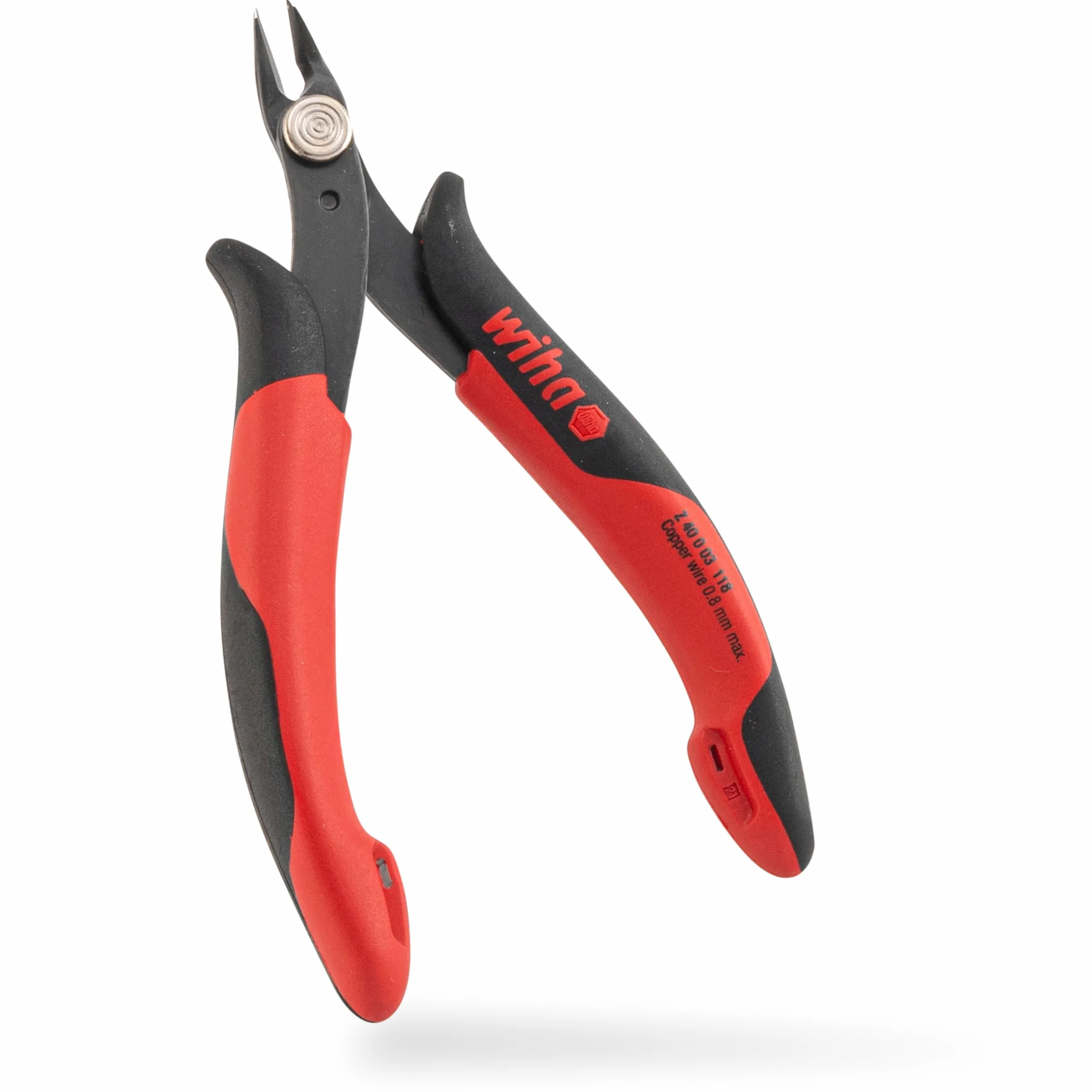 Wiha Pince coupante de précision électronique avec tête pointue sans flanc 130 mm (26812)