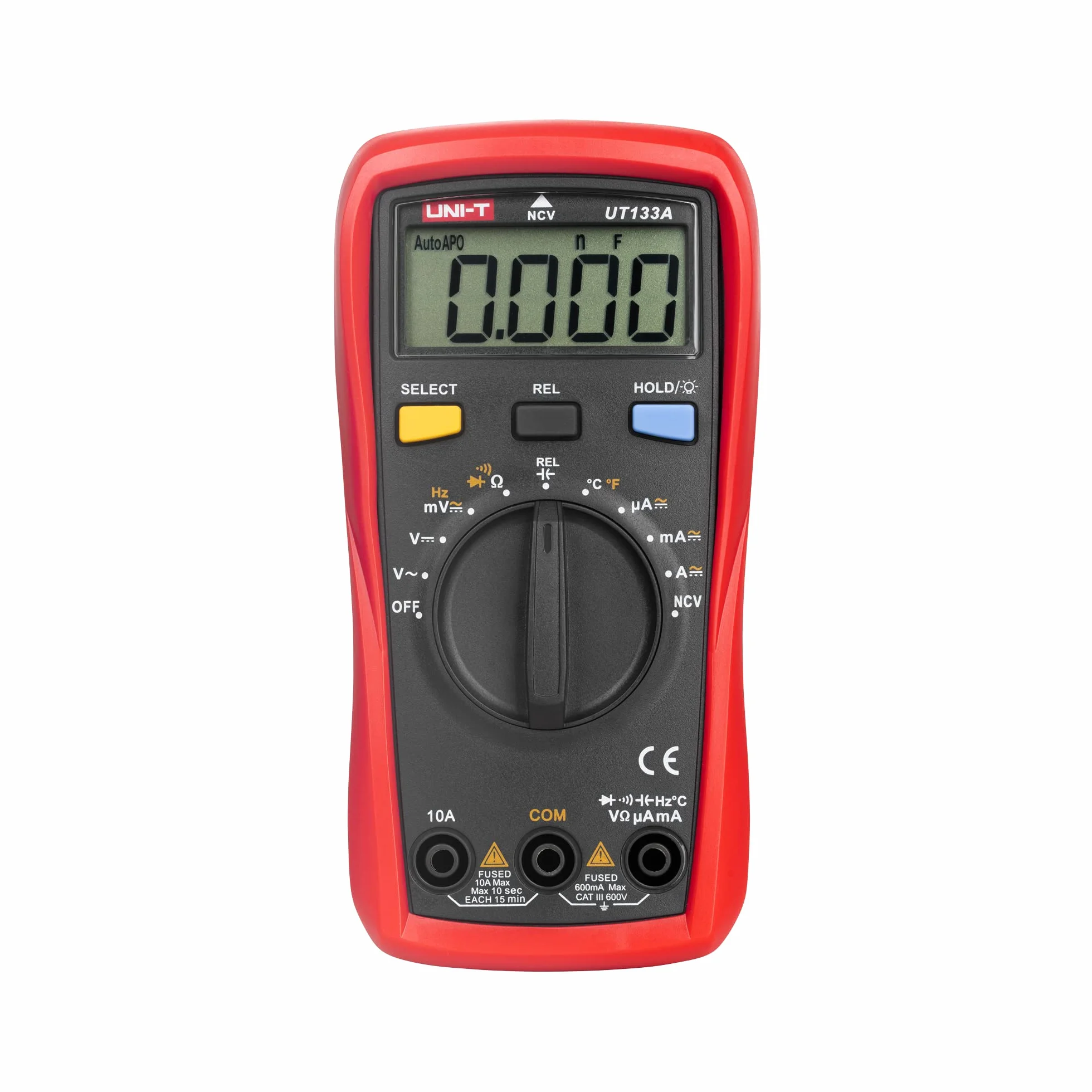 Mètre universel de mesure de YuT133A / MIE0435 / Fonction NCV/écran LCD