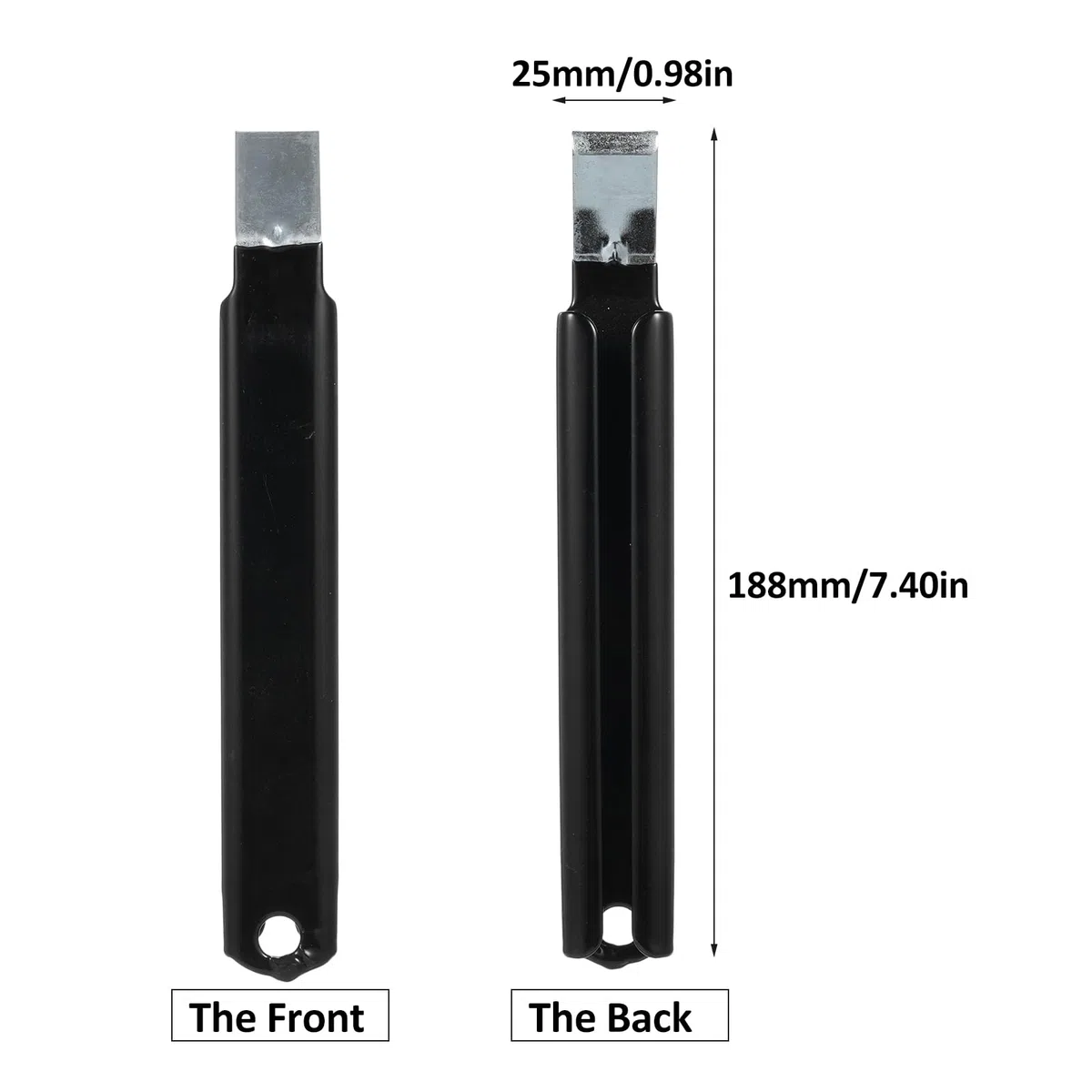 HUIOP Paquet de 2 outils de retrait de revêtement en vinyle pour l'installation et la réparation Poignée antidérapante extra longue Retrait facile des revêtements en vinyle sans endommager le revêteme