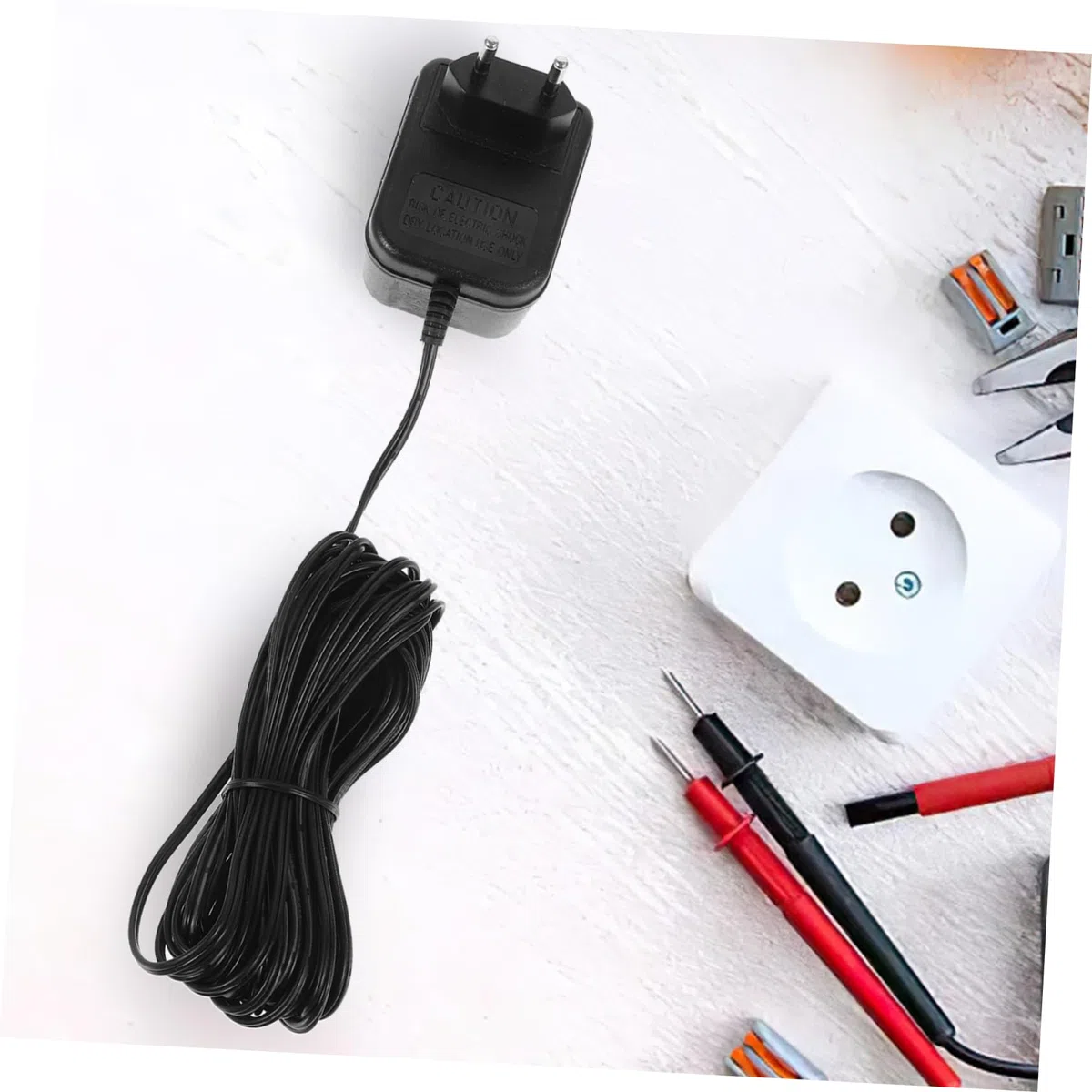 SHINEOFI Transformateur De Sonnette 24V 500Ma Adaptateur Secteur Pour Sonnette Vidéo Blink Avec Cordon Long Conforme Normes Européennes Pour Usage Domestique