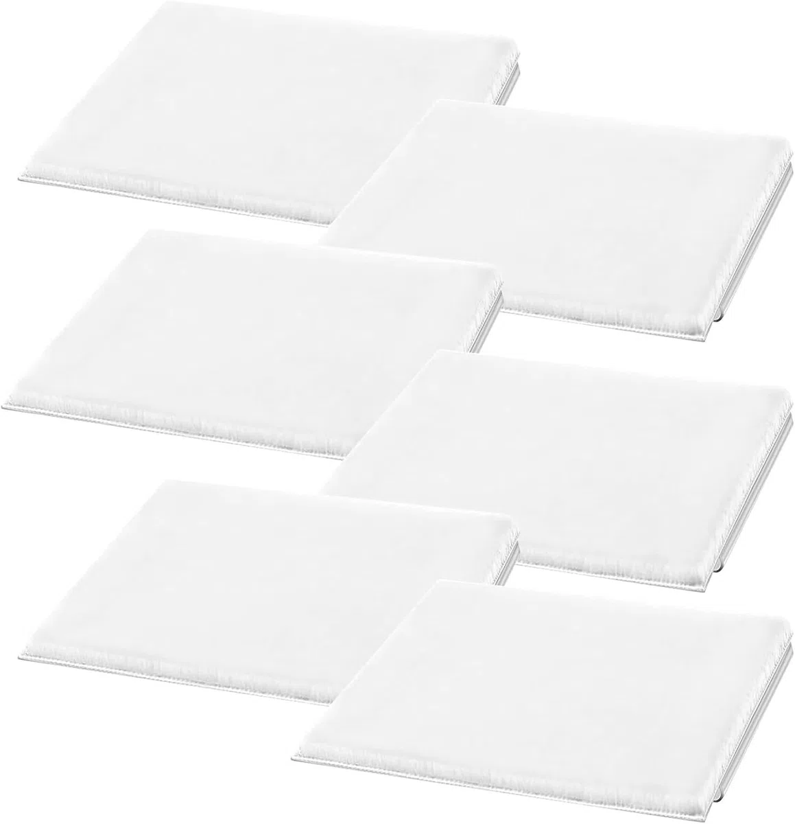 Lot de 6 tampons de rechange pour bordures de peinture pour murs et plafonds - Outil de bordure en latex pour bordure plate de plafond