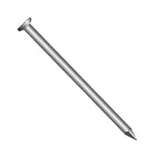 Pointes tête plate acier galvanisé, diamètre 2,7 mm, longueur 60 mm, cartouche de 5 kg