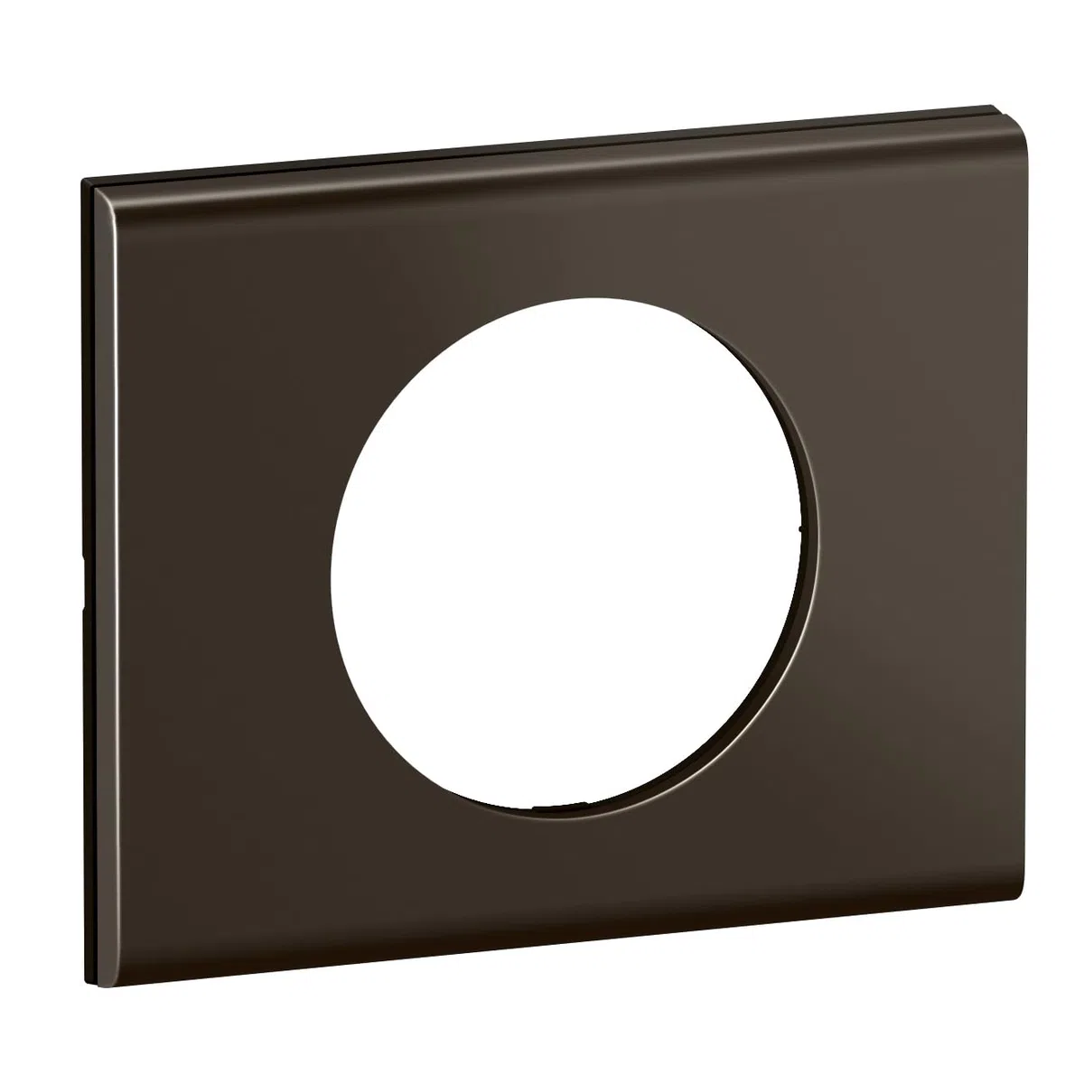 LEGRAND - Plaque Céliane - Plaque de Finition pour Prises et Interrupteurs Céliane - 1 poste - Nickel sombre satiné