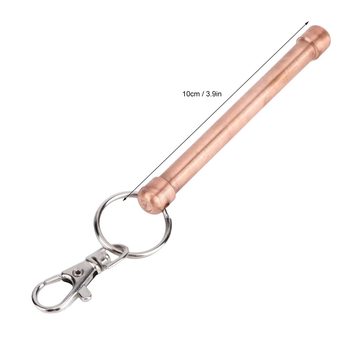Ouvre-Porte et Poussoir de Bouton en Cuivre sans Contact - Porte-clés sans Contact pour Ascenseurs, Dab et Surfaces Publiques (Protection par Rouleau de Nettoyage à la Main)