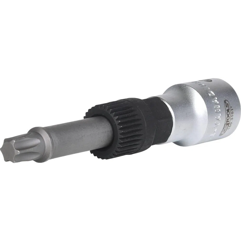 KS Tools 150.3101 Douille 1/2" TORX, T50 - Pour poulie débrayable | Douille TORX 1/2" T50 pour poulie débrayable d'alternateur, Chrome Vanadium, résistant