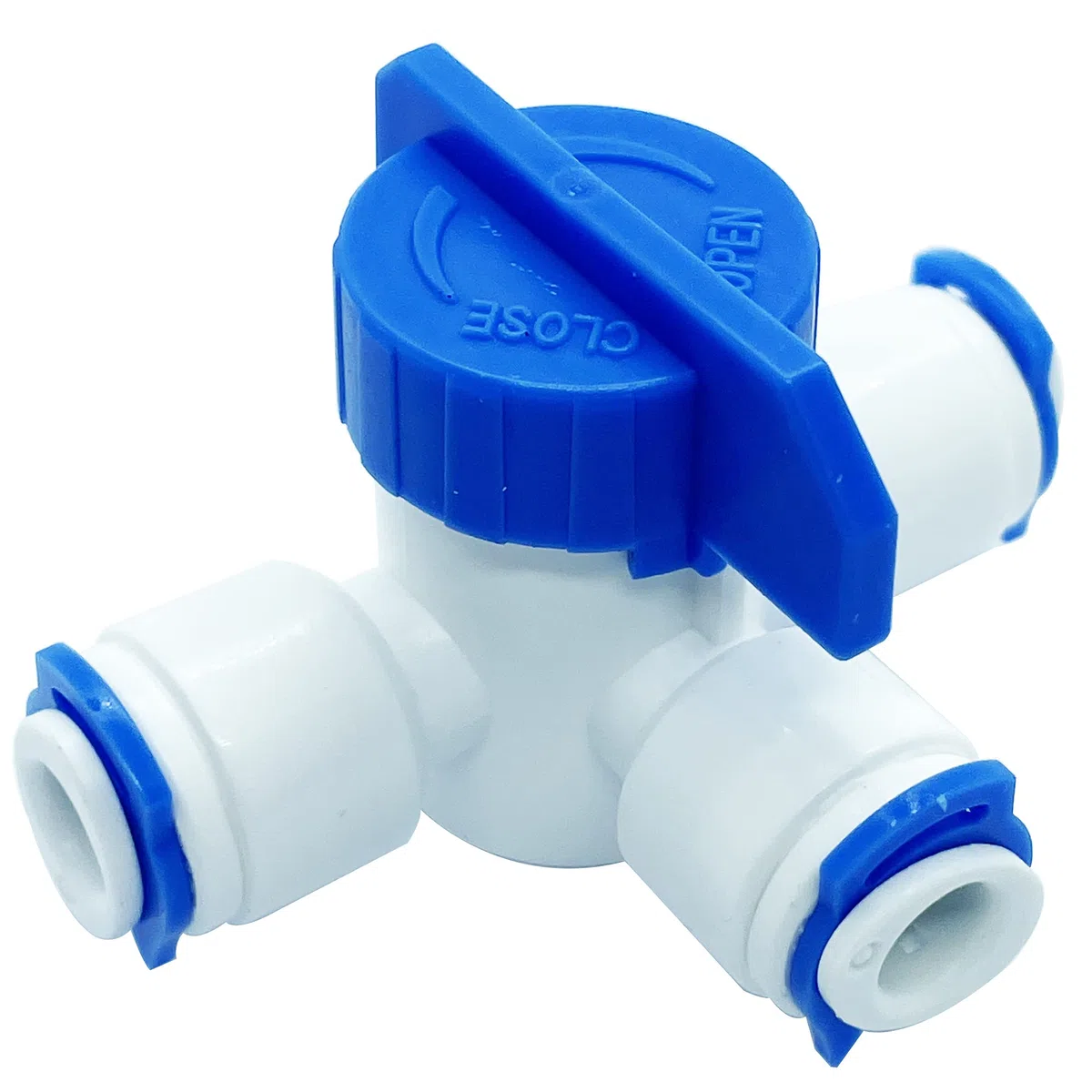 Vanne à boisseau sphérique à 3 voies, entrée 6,35 mm, sortie 1/4 pour système de filtre à eau à osmose inverse