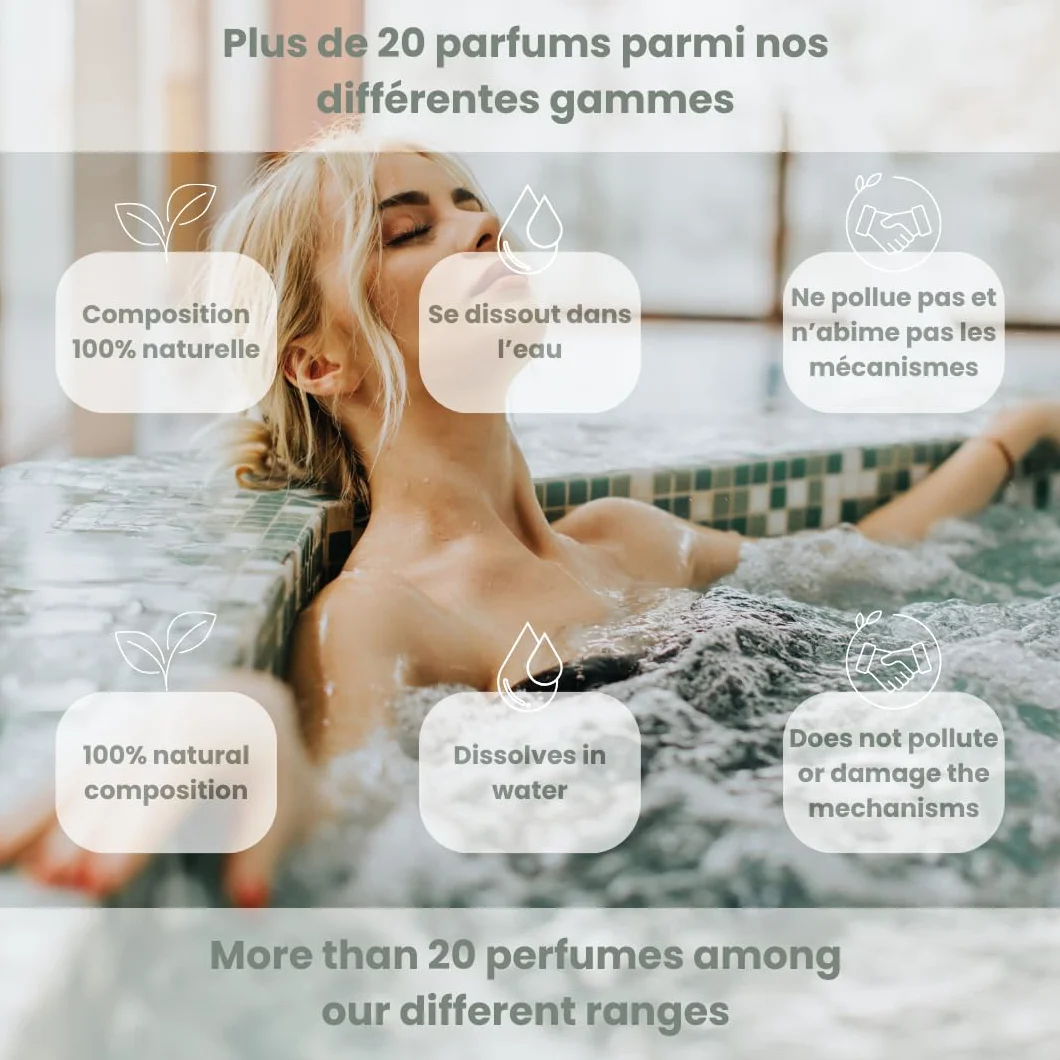 Camylle - Voile de Sauna Fleur D'Oranger - Fragrances à base d’Huiles Essentielles 100% Pures et Naturelles pour Sauna - Déstressant aux arômes suaves et captivants - 250ml