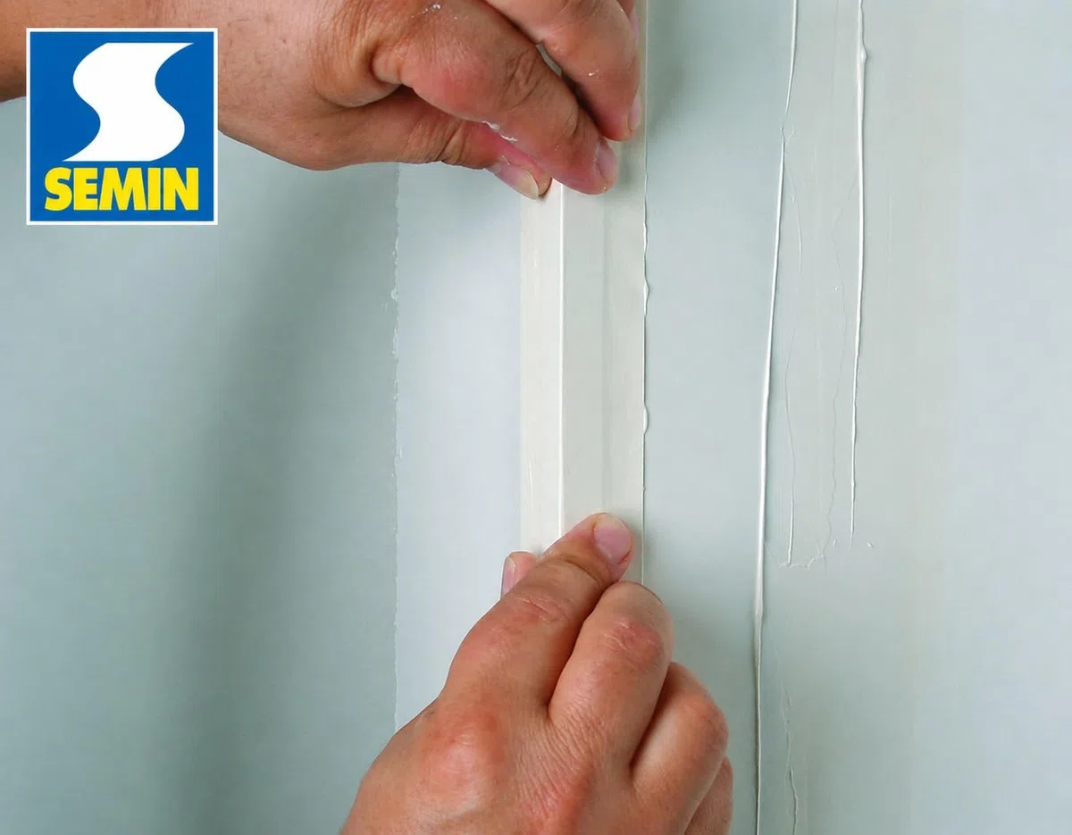 Semin Bande Armée Angle Placo 30 m – Renfort Angles Sortants Plaques de Plâtre – Papier & Acier – Finition Invisible – Bande à Joint Professionnelle