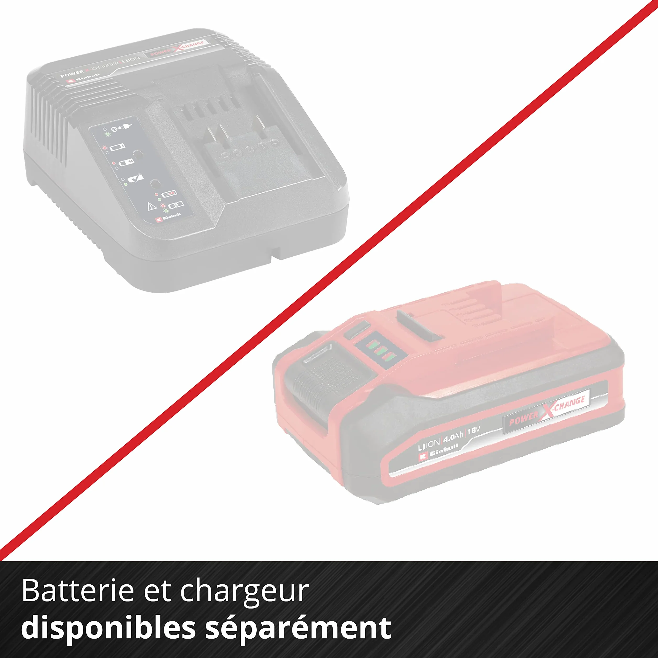 Einhell Ventilateur sans fil GC-CF 18/110 Li-Solo Power X-Change (18 V, moteur sans charbon, 3 niveaux de vitesse, réglable en continu, possibilités de fixation multiples, vendu sans batterie)