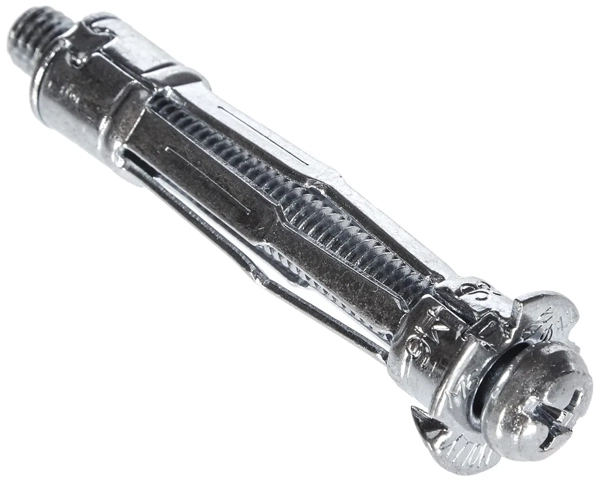 Molly M18125-XJ Chevilles métalliques à expansion avec vis M6 Ø 11 x 50 mm, Gris, Set de 40 Pièces