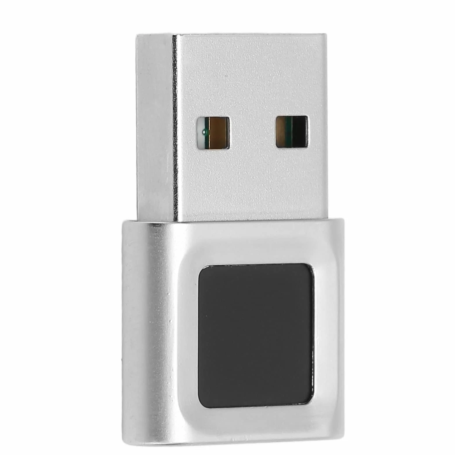 Lecteur d'empreintes digitales USB, Lecteur d'empreintes digitales USB à 360 degrés Mini Compatible avec Win11/10 Touch Speedy Matching Biométrique pour l'ordinateur portableWin