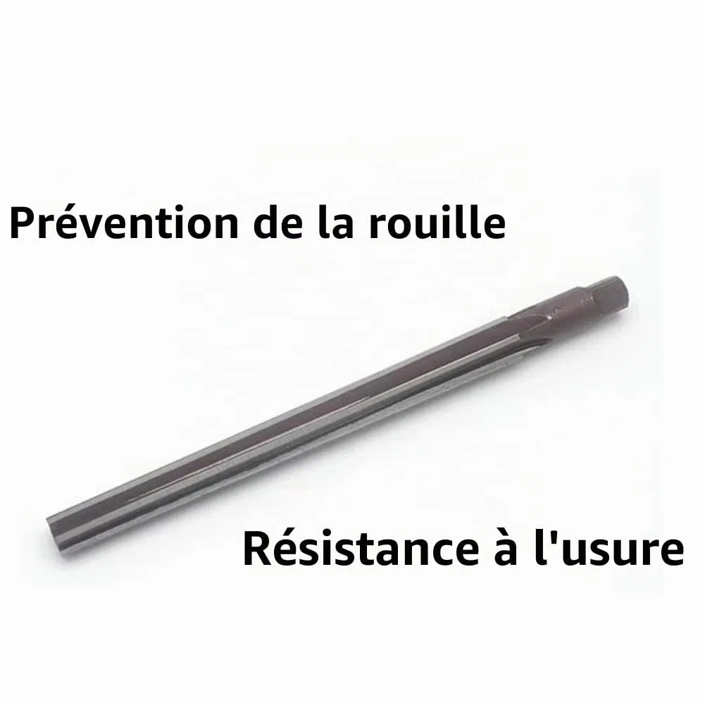 SPORTARC Lot de 6 alésoirs coniques 1:50 degrés coniques pointus manuel 3/4/5/6/8/10 mm, alésoir conique morse