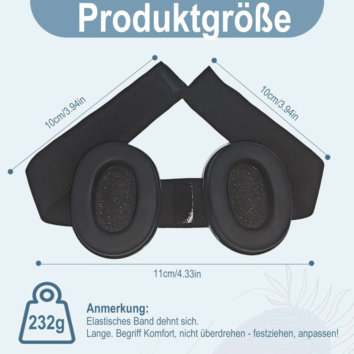 Casque anti bruit adulte, Casque anti bruit sommeil, protection contre le bruit élastique réglable, idéal pour les voyages