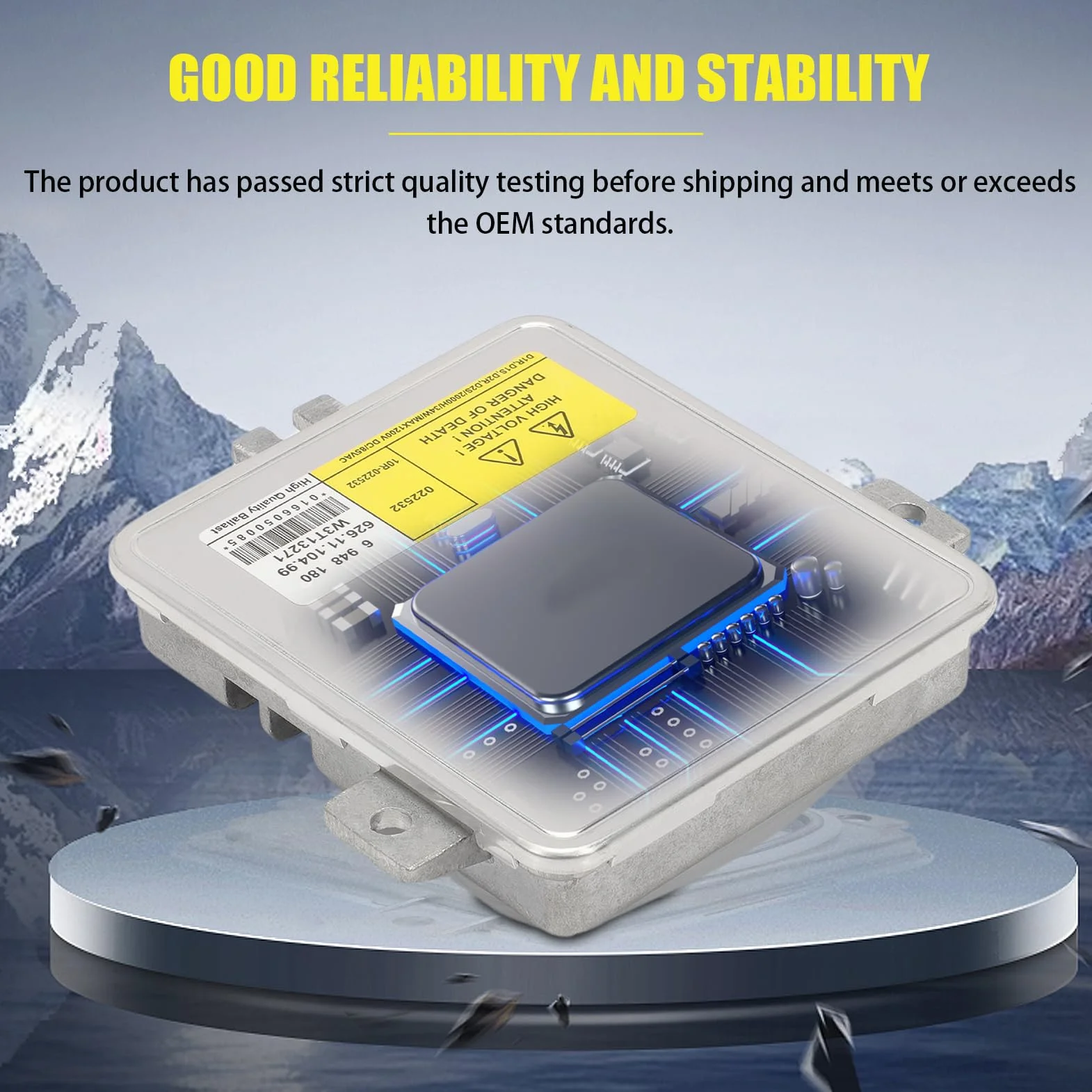 Xenon Ballast HID pour 3er E90 E91 V70 XC70 S80 63126948180 Xenon Ballast HID Phare Control Module W3T13271 6948180