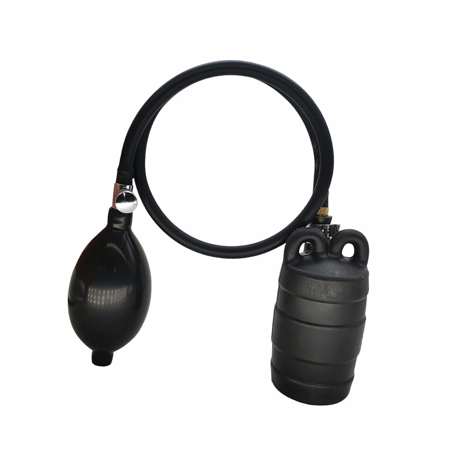 Bouche de Tuyau Gonflable, Tuyau D'identification En Caoutchouc pour Canalisation, Airbag Gonflable, Bouchon D'essai D'égout, Test de Plomberie, avec Balle Gonflable à La Main, Dn50