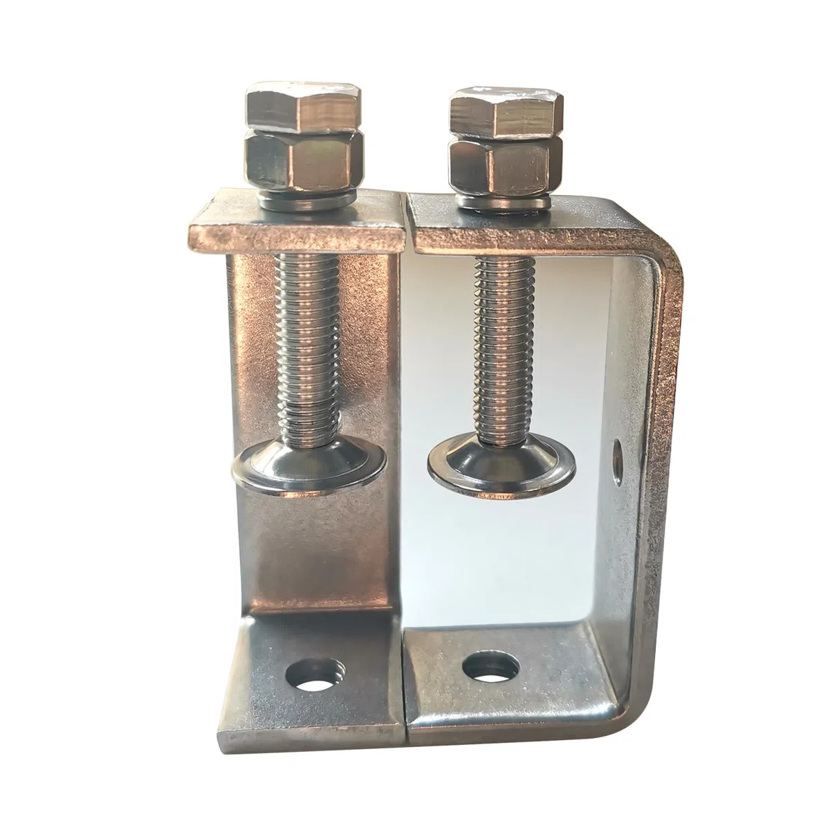 4 pièces Mini Serre-Joints en C Ouverture 75mm, Serre Joint en C Inoxydable Plage de Serrage 40-70 mm C Clamp Set, Pinces et Tendeurs pour Travail du Bois, Fabrication de Meubles, Bricolage