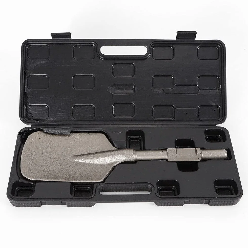 Ciseau à pelle 440 mm hexagonal pour asphalte, burin large, bêche d'argile, bêche de terre dure, burin d'argile, pour 65/95, pelle Jack Marteau de démolition, Clay