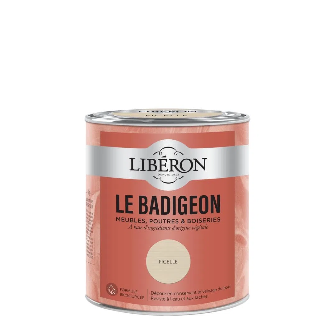 Libéron Le Badigeon meubles, poutres et boiseries, Ficelle 0,75L