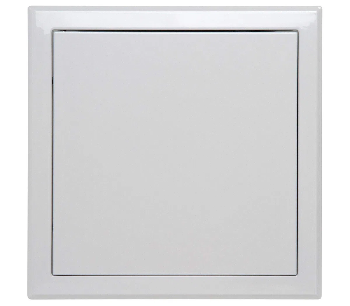 Semin Trappe de Visite Acier - Laquée Blanche 300 x 300 mm – Plaque de Plâtre, Mur et Plafond - Ouverture Pousser & Relâcher