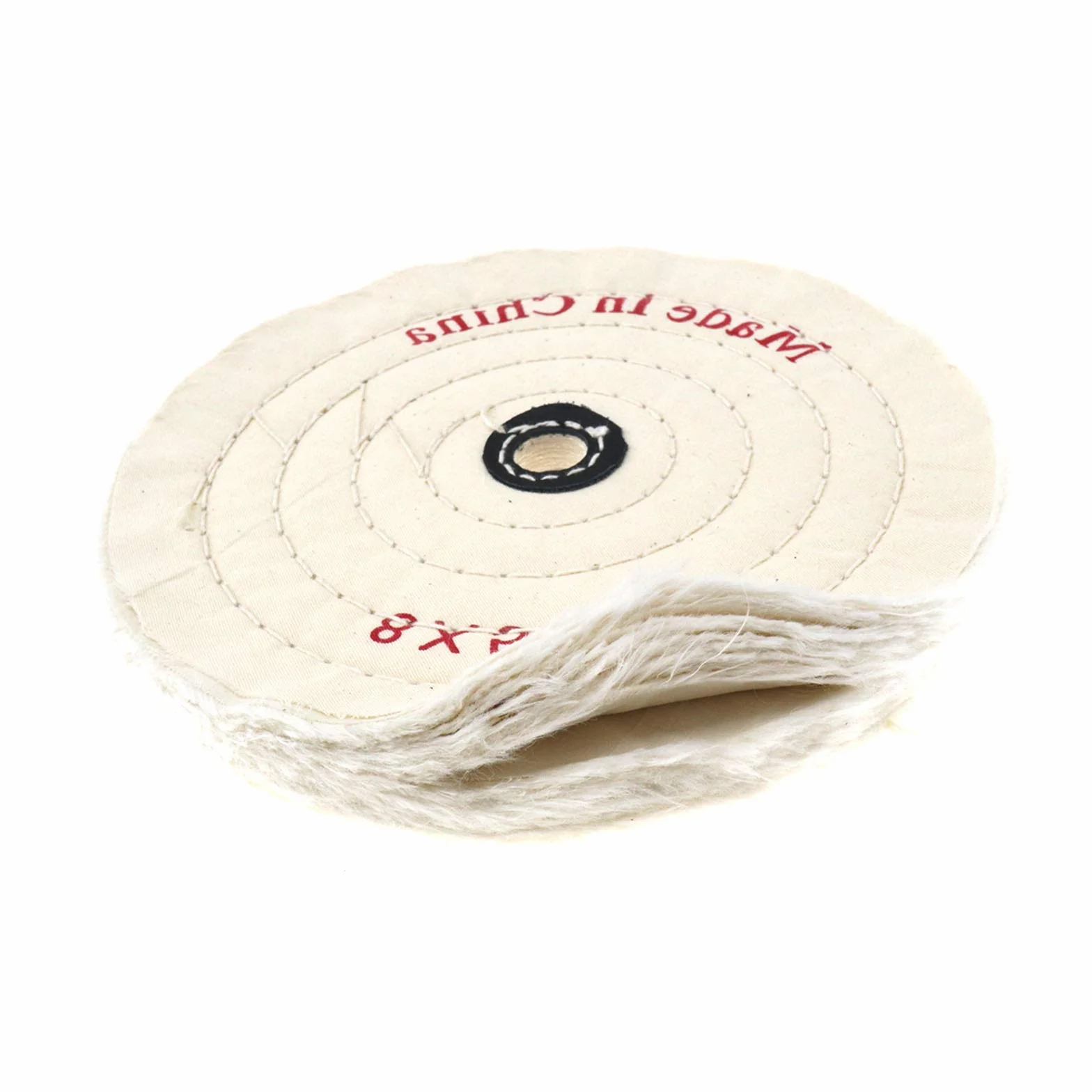 OTOTEC 20,3 cm 200 mm Polissage Polissage Roue Vernis à Patins abrasifs Coupon de Tissu Fil de Point de Roues pour Banc Meuleuses Lot de 2