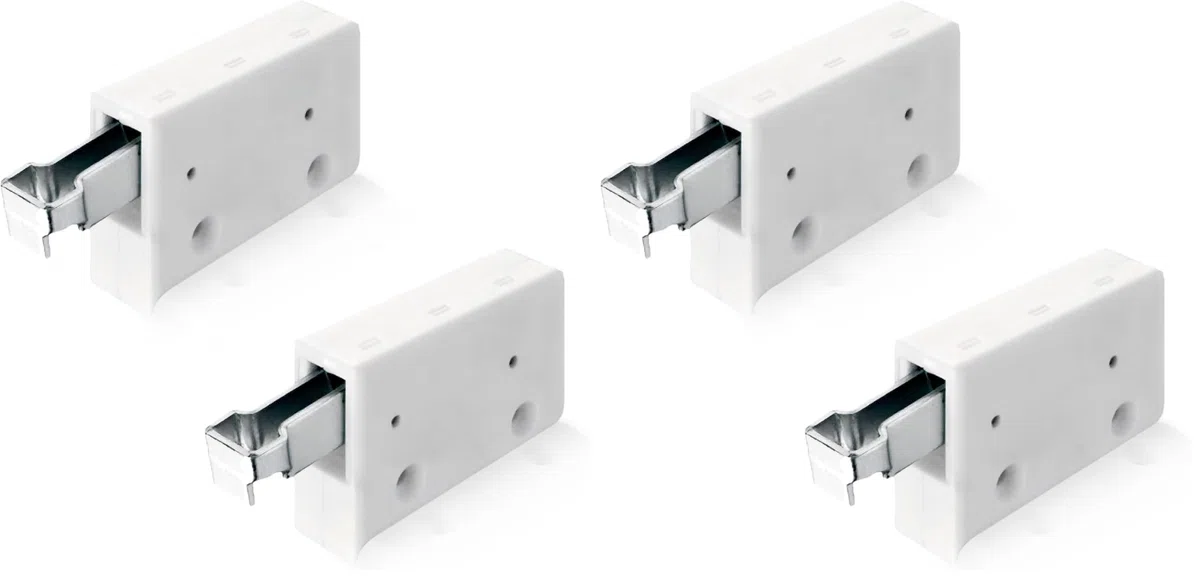 Gedotec Rail mural pour armoire suspendue - Rail de montage de 1 250 mm de long - Acier galvanisé - Charge maximale : 240 kg - 1 pièce - Rail de suspension en métal sans vis (Lot de 2)